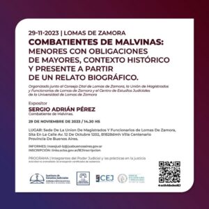 Lee más sobre el artículo Los combatientes de Malvinas, tema de jornada en la Unión de Magistrados de Lomas