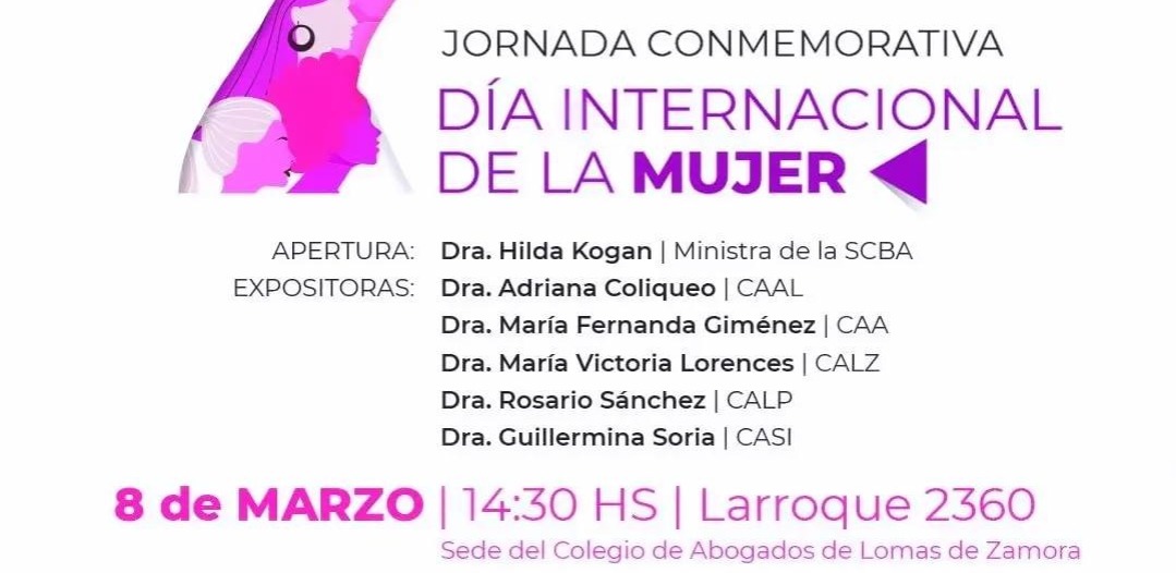 En este momento estás viendo El CALZ realizará una jornada conmemorativa por el Día Internacional de la Mujer