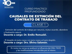Lee más sobre el artículo Brindan un curso sobre extinción del Contrato de Trabajo, en el CAAL