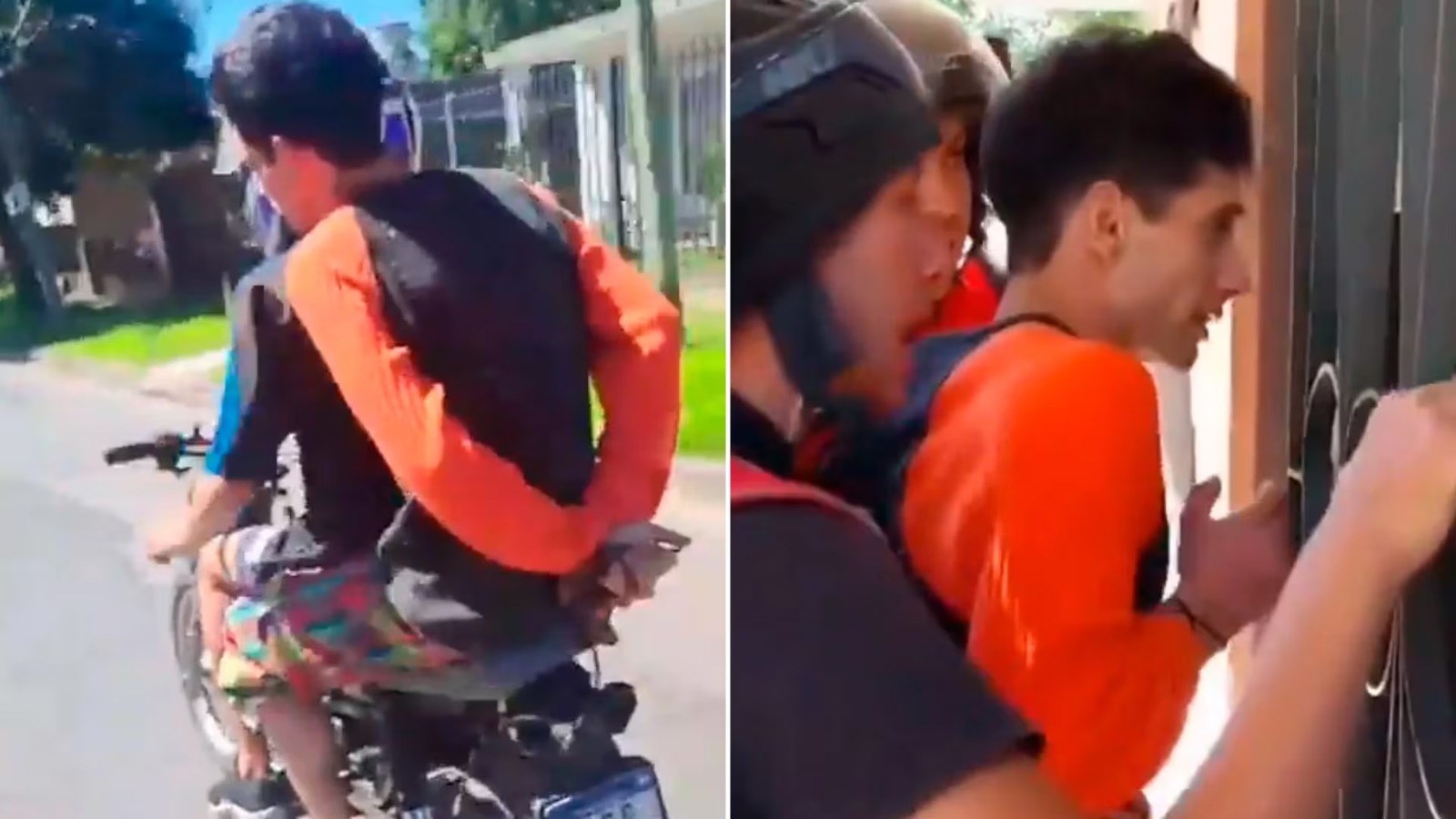 En este momento estás viendo Ituzaingó: repartidores de delivery atraparon y golpearon a un ladrón que había robado una moto