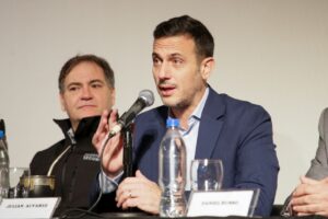 Lee más sobre el artículo Julián Álvarez y el ministro Javier Alonso presentaron el Seminario Provincial de Seguridad en la UNLa