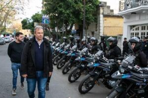 Lee más sobre el artículo Presentaron motos de alta cilindrada para la prevención de delitos en Brown