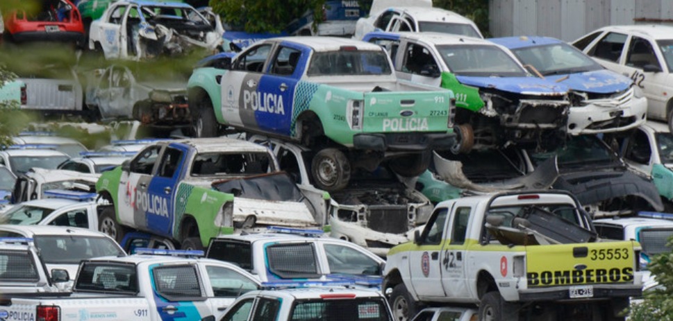 En este momento estás viendo Preocupante: La vida útil de un patrullero de la Bonaerense es de 3 años