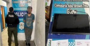 Lee más sobre el artículo Glew: Cayó un ladrón que se dedicaba a robar en jardines de infantes