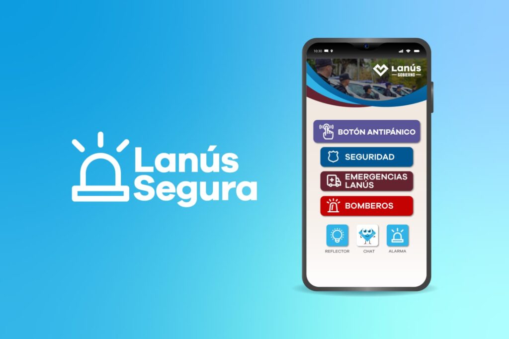 Lee más sobre el artículo El Municipio lanzó la nueva app «Lanús Segura»: Cuáles son sus funciones
