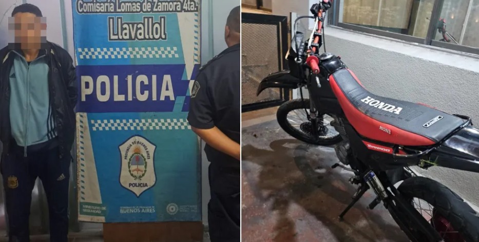 En este momento estás viendo Llavallol: Robó una moto a punta de escopeta y lo detuvieron tras una persecución