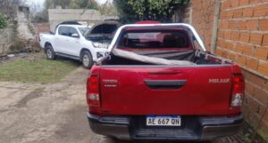 Lee más sobre el artículo Ezeiza: Recuperan camionetas de alta gama robadas en CABA