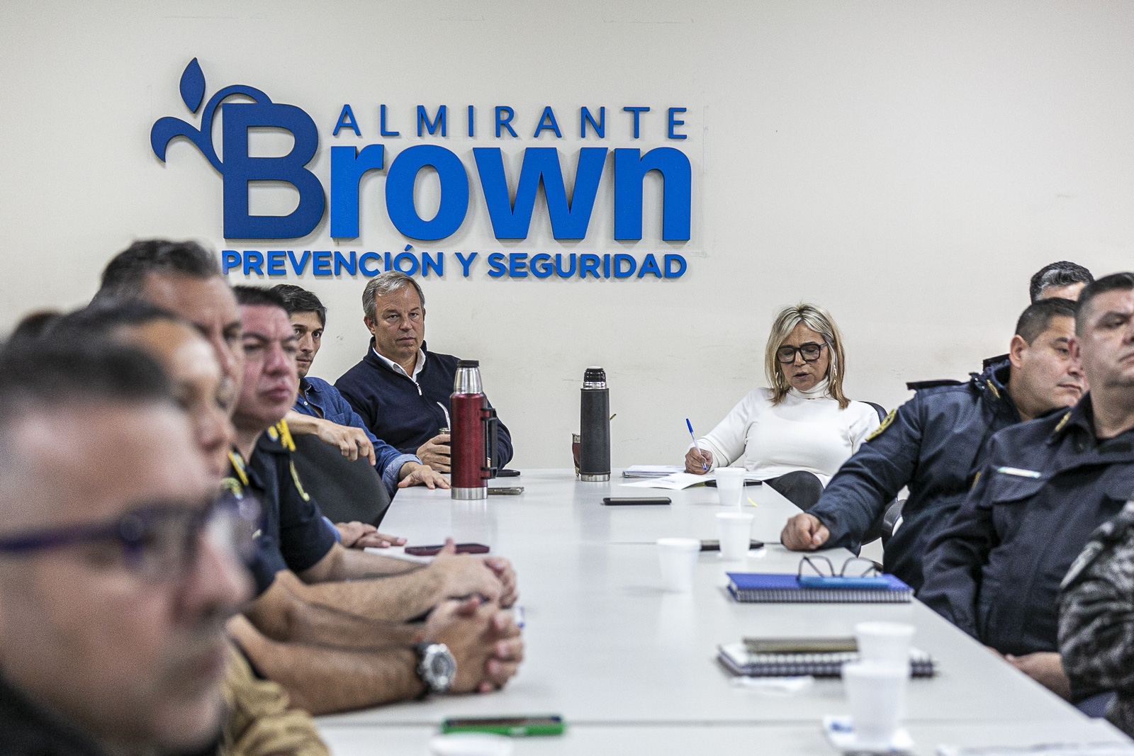 En este momento estás viendo Cascallares analizó con jefes policiales el avance de los operativos preventivos en Brown