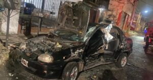 Lee más sobre el artículo Violento choque en Temperley terminó con herido grave