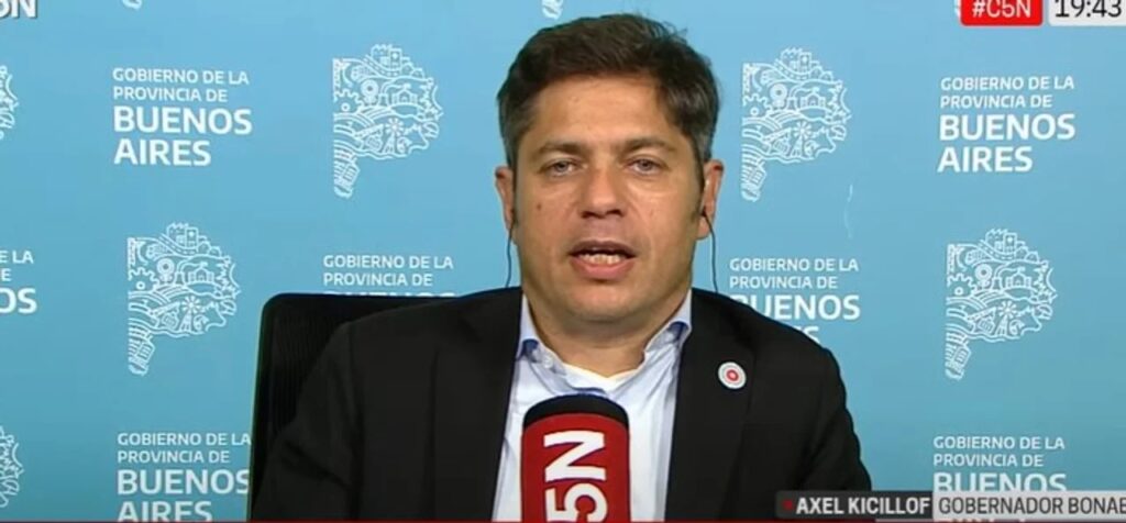 Lee más sobre el artículo Kicillof: «Está todo parado y la gente no llega a fin de mes»
