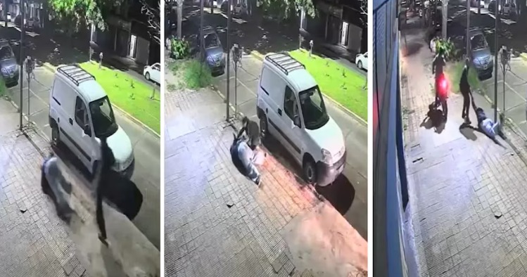Lee más sobre el artículo La Plata: Motochorros arrastraron por la vereda y golpearon a una mujer para robarle la cartera