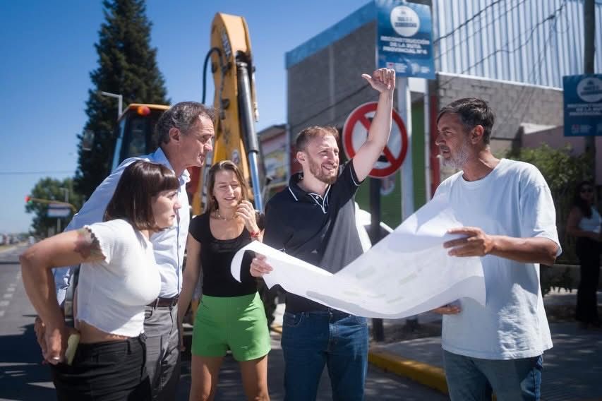 Lee más sobre el artículo Otermín y Katopodis recorrieron, en Lomas, la obra de la ruta 4