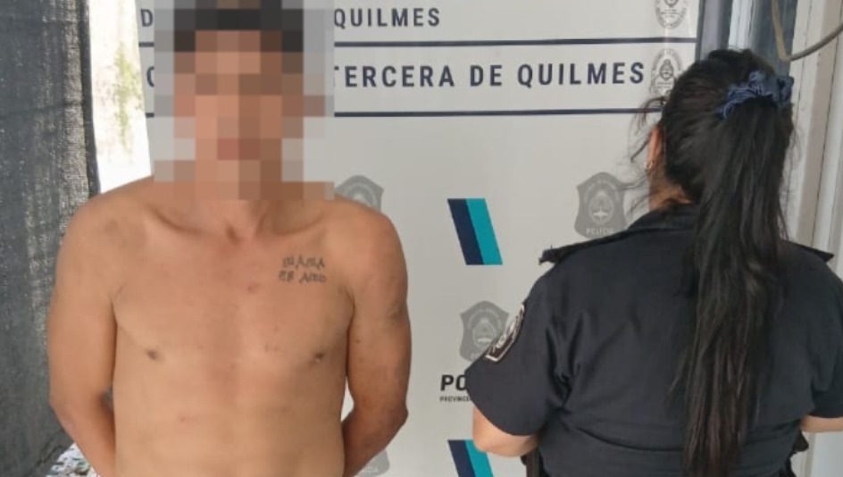 En este momento estás viendo Quilmes: Cayó por un robo y descubrieron que estaba prófugo por un asesinato