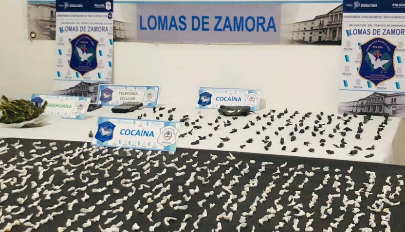 En este momento estás viendo Desbarataron un punto de venta de cocaína en Lomas