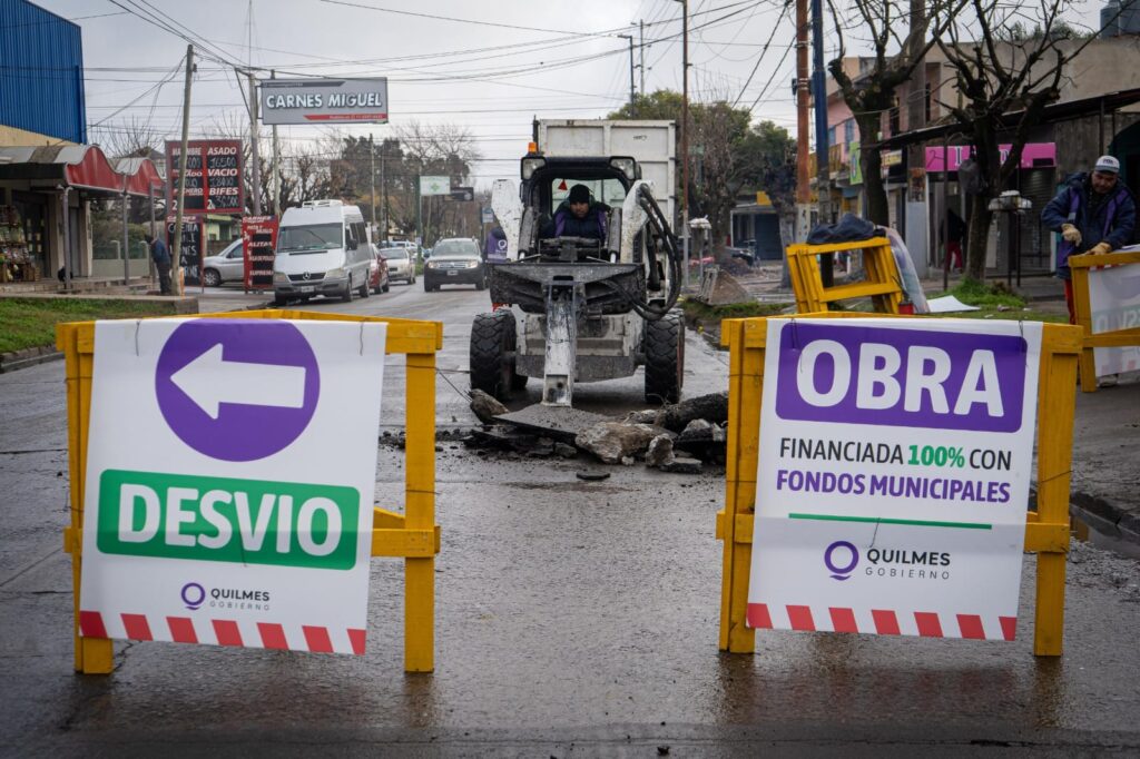 Avanza el Plan Municipal de Bacheo en Bernal Oeste