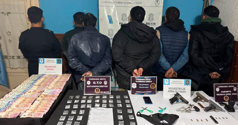 Desarticulan un búnker de drogas en Florencio Varela tras una investigación con drones